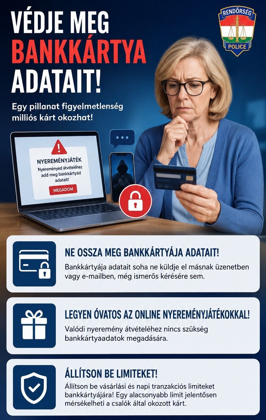 felhívás, visszaélés bankártyával